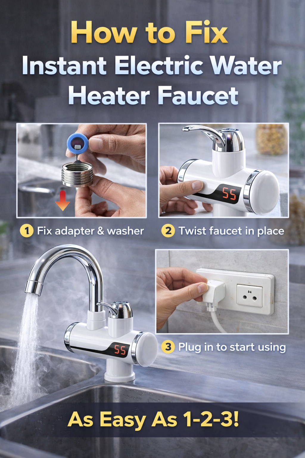 Instant Electric Water Heater Faucet