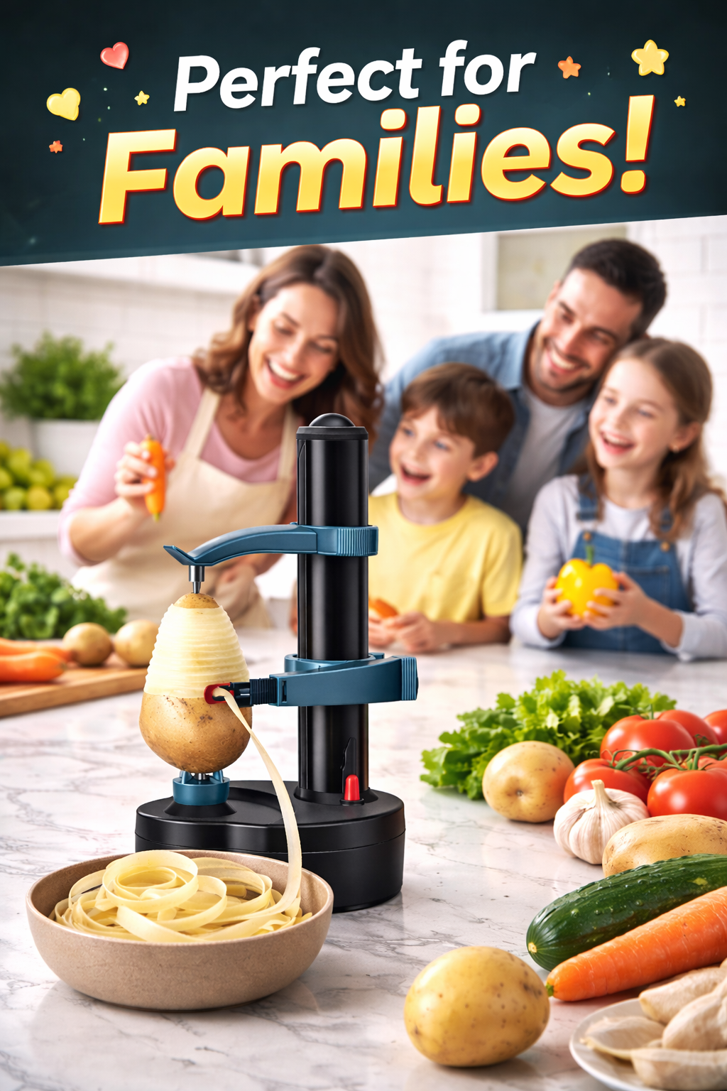 Automatic Electric Potato & Vegetable Peeler